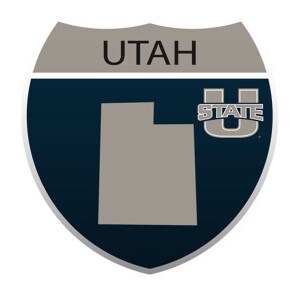 U-State Utah Interstate Sign Sticker